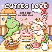 GDTME 1 "Lovely Love" Coloring Book, 24 Thick Inner Pages, Suitable For Beginners, Size 7.87*7.87 Inches, Clear And Clean Patterns, Relax The Mind, Great Gift, Adult Coloring Book, Essential Painting Book For Home. Helps Relieve Stress, Suitable For Stationery And Learning Supplies. - 353 - View 8