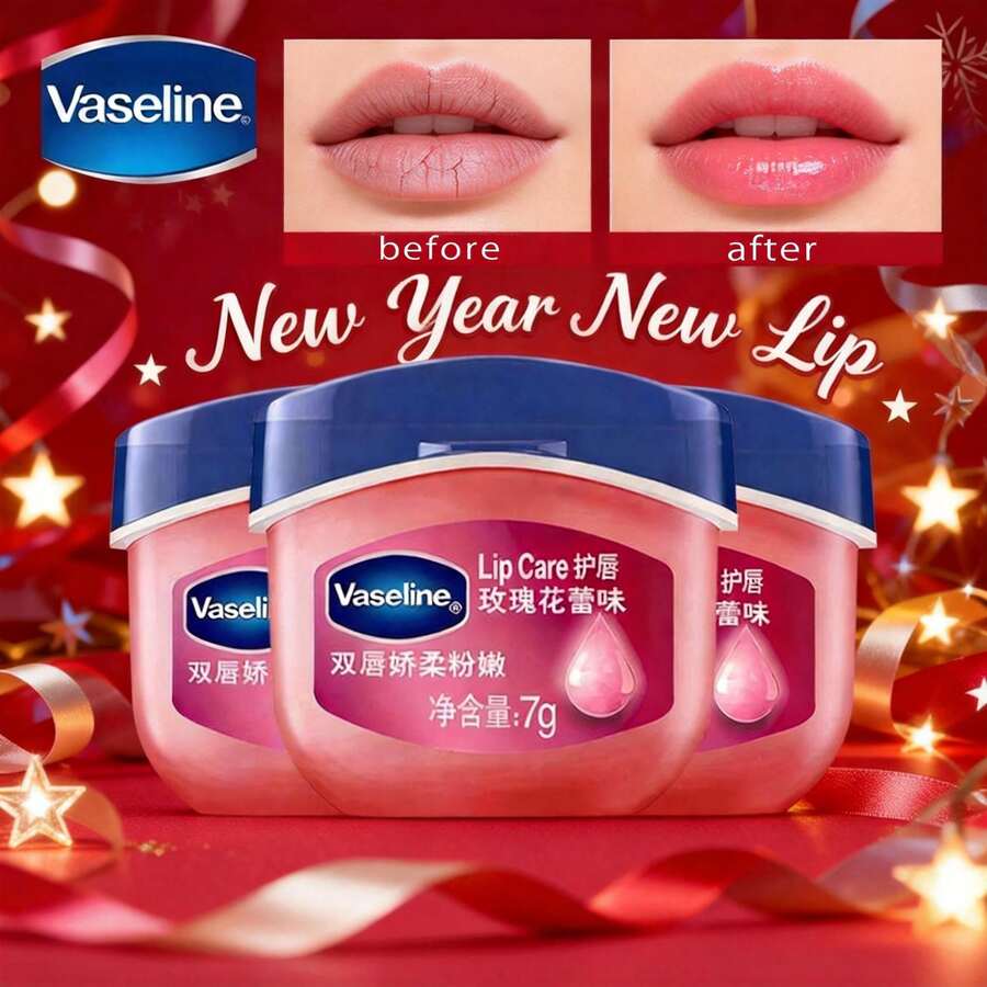 Vaseline Classic Lip Balm Rose (Legacy), Gift For Friends - 02 Pink - View 1