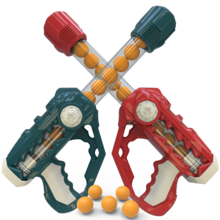 EVA Material Toy Gun, Comes With Bullet-Shaped Ammo, Manual-Automatic Firing Mechanism & Ergonomic Grip Design, Durable Toy Gun, Compatible With -Style Accessories (No Electronic Components), Realistic Toy Gun - Green - View 2