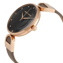 Armani Lady Quartz Stainless Steel Three-Pointer Watch - Stainless Steel Case / Crystal Crystaline Cover AX5324