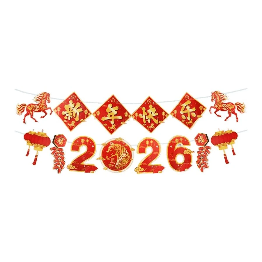 Chinees Nieuwjaar Decoraties 2026 Paard
