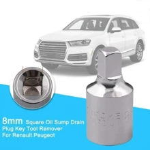 8mm Square Oil Sump Drain Plug Key Tool Remover Fit For Renault Citroen Peugeot - Oil Pan Drain Wrench - View 5