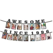 1 Bộ khung ảnh chữ dây tự làm "Awesome Since 1996/1986" với họa tiết kim tuyến, màu đen, dùng trang trí sinh nhật 30/40 tuổi, tiệc sinh nhật retro 30/40 tuổi, quà kỷ niệm cuộc sống độc thân. - Nhiều màu - Xem 11