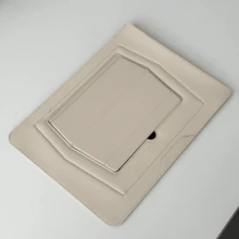 Apricot Vertical Stand Laptop Sleeve, Compatible With MacBook 13/ MateBook/Thinkbook, Stand Organizer Protective Case, Portable And Lightweight - Apricot - View 3