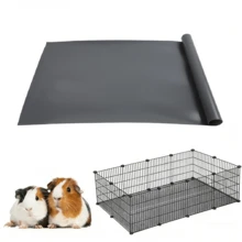 1PC Summer EVA Non-Slip Washable Hamster Bedding Cage Mat Reusable Easy-Cut Multi-Size Small Animals Bed & Playpen Mat Cage Liner Small Pet Mat Cage Accessories Reptile Carpet Liner, Suitable For Rabbits,Guinea Pigs, Hamster, Lizards, Turtles - Multicolor - View 3