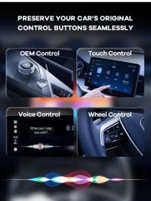 REMAX 2-In-1 Wireless CarPlay & Android Auto Adapter; Plug & Play Compatible With IPhone/Android; Lag-Free Connection; Mini Size With Extension USB-C/Type-C; Fits 900+ Cars; - M27 - View 6