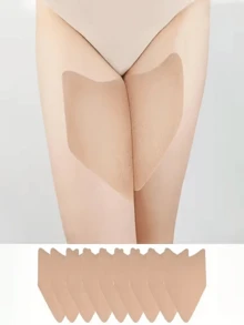 10 Stück Anti-Reibungs-Oberschenkelband - Unsichtbarer Streifen, geeignet für Oberschenkel und Waden. Bietet Schutz für Männer und Frauen und reduziert Beinreibung; ideale Wahl für Sommeraktivitäten | Beinunterstützungsstreifen, abriebfest, atmungsaktives Material, nahtloses Design, Streifen, elastische Streifen, Kompressionshülsen, Lifestyle, Läufer und Athleten, Camping-Ausrüstung, Camping-Grundbedarf - Verschiedenfarbig - Übersicht 1