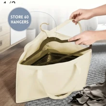1 túi lưu trữ hình tam giác tiết kiệm không gian có tay cầm - móc treo sắp xếp, hoàn hảo cho tủ quần áo, khu vực giặt ủi và giá phơi - giải pháp lưu trữ tủ quần áo tối giản hiện đại với thiết kế tam giác đơn giản và đường may bền bỉ - Nhiều màu - Xem 4