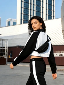 Puma 男女通用便捷胸包、休闲运动斜挎包、户外旅行腰包