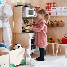 IKEA ÅTSAS Lessard Toy Shopping Basket Set, 12 Realistic Food Items, Suitable For Ages 3+, CE Certified. Perfect For Supermarket Shopping Role-Playing, Parent-Child Interaction, And Developing Children's Cognitive And Social Skills. - Multicolor - View 3