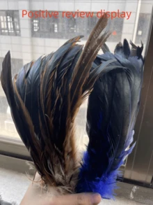 20pcs 25-45cm Wholesale Artificial Rooster Feathers For Headpiece, Wedding Dress DIY, Home Decor Accessories - Multicolor - View 5