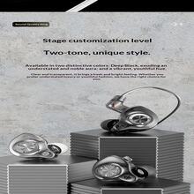 10mm Dynamic Driver IEM Earphones, Detachable Cable In-Ear Headphones With Deep Bass HiFi Sound - Crystal - View 7