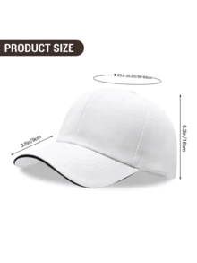 Stylish Sandwich Baseball Cap For Men And Women Fashionable Sporty Hat With Team Logo Design   Pittsburgh Steelers Script And Emblem Print In Bold Yellow And White Colors On Black Fabric   Perfect For Casual Wear Outdoor Activities Sports Events And Daily Use Adjustable Fit For Comfort And Versatility Unisex Design Suitable For All Ages - 白色 - 查看 5
