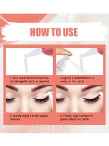 1盒透明双面双眼皮贴，含辅助工具 - 隐形温和双眼皮提拉贴，适用于单眼皮和内眼角，快速矫正单眼皮，不含酒精，亲肤，持久粘性，化妆品级，价格实惠，适合家居装饰、梳妆台、旅行、卧室、化妆配件 - 彩色 - 查看 6