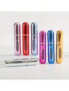 1pc Portable Mini Perfume Atomizer Spray Bottle Set – Refillable Travel Size Fragrance Dispenser For On-The-Go Touch-Ups – Ideal For Carrying Your Favorite Scents In Purses, Pockets, Gym Bags, And During Travel Or Shopping Trips – Leakproof, Easy To Fill, And Perfect For Parties & Everyday Use Back To School Perfume Bottle - 隨機顏色 - 查看 8