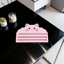 Cat Food Squeezer - Efficiently Extracts Food from Bags, Maximizes Leftovers, and Ensures No Waste. Perfect for Cat Owners Who Value Clean Feeding and Easy Operation. This Squeezer is Ideal for Food Bags, Easy to Clean, and Always Hygienic. It is - Rosa - Colorido - Ver 1