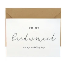 1套伴娘邀请卡 - 完美的婚礼回礼，充满趣味和真挚情感的邀请创意 - 彩色 - 查看 15