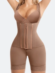 1 chiếc áo định hình cơ thể giúp thon gọn vóc dáng, áo nịt định hình sau phẫu thuật. - Rỉ Nâu - Xem 6