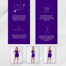 Sexy Strapless Ruched Front Bodycon Short Dress - 紫色 - 查看 8