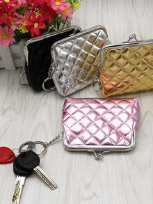 New Women's Wallet; Small Women's PU Coin Purse Key Card Holder Wallet. - Multicolor - View 2
