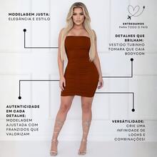 Vestido Curto Franzido Frontal Tomara que Caia Bodycon Sexy Justo Moda