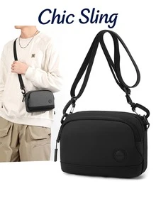 SHILAN New Men's Briefcase, Suitable For Business And Commuting, Stylish And Minimalist Shoulder Bag, Large Capacity - Multicolor - View 1