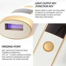 BoBay 1pc Women's Painless IPL Hair Removal Device, 5 Adjustable Levels, 990,000 Flashes, Ice Cooling, Permanent Pulsed Light Laser Hair Removal For Underarms, Legs, Bikini Line, Long-Lasting Effect, Home Hair Removal - Multicolor - View 11