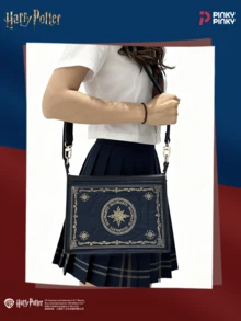 Harry Potter 女童斜挎包 - 霍格沃茨魔法学校背包，格兰芬多和斯莱特林复古风格拉链钱包，适合通勤、外出、聚会、圣诞节、万圣节、生日和其他场合，是送给女性和上班族的绝佳礼物 - 彩色 - 查看 13