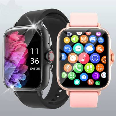 1.83 Inch Full Screen Metal Body Smartwatch, Compatible With IOS And Android Phones, (Call/Dial), Multiple Sports Modes/Abundant Watch Faces/Built-In Games/AI Voice Control/Unisex Sports Watch