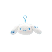 SANRIO 官方三丽鸥角色毛绒钥匙扣 - MyMelody、Cinnamoroll 头像造型中号毛绒钥匙扣 - 可爱卡通背包/包包挂饰，柔软毛绒钥匙扣，适合学生、女性和粉丝 - 生日、情人节、复活节、母亲节、感恩节、圣诞节和新年等节日的精美收藏礼物，完美的三丽鸥动漫包包配饰和毛绒玩偶收藏品 - 彩色 - 查看 9