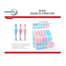 Corrector Líquido Blanco de Punta Fina Ultra Precisa de Alta Calidad – Diseñado para Correcciones Detalladas y Exactas, con Secado Rápido, Flujo Controlado, Cobertura Uniforme y Acabado Limpio, Ideal para Uso Escolar, Oficina, Papelería, Estudiantes y Profesionales - Multicolor - Ver 3
