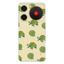INSTACASE Title: Case Compatible With Nubia Spots Turtle Pattern Pets Case For Women, Shockproof TPU Case. - Clear - View 1