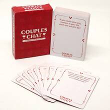 Bordspelskort för parkonversationer, en uppsättning spelkort lämpliga för par- och vännersammankomster och underhållning. Det perfekta valet för att starta en idealisk spelkväll, och även en utmärkt present till alla hjärtans dag, Thanksgiving/jul. - Multifärgad - Visa 8