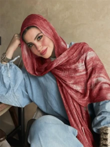 1 chiếc khăn trùm đầu nữ bằng vải rayon họa tiết cầu vồng, kiểu dáng boho thời trang có tua rua, thích hợp cho các buổi tụ họp và lễ kỷ niệm. - Khăn trùm đầu sọc nhiều màu - Xem 14