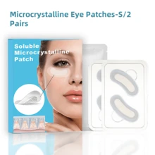 MicroGlow Eye Masks, Eye Patches, Hyaluronic Acid Eye Masks, Effectively Improve Dark Circles, Fade Forehead Wrinkles And Nasolabial Folds, Hyaluronic Acid & Collagen Micro Eye Masks, Effectively Improve Dark Circles, Puffiness And Fine Lines, Tighten, Smooth And Brighten Skin. - Clear - View 11