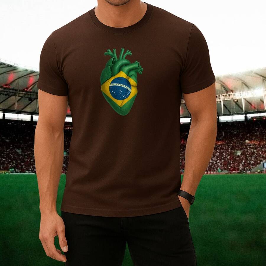 Brazil T-Shirt - New Release - Óxido marrón - Ver 1