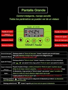 Automatic Fish Feeder With Intelligent Timing, Suitable For Open Fish Tanks Or Tanks With Fixed Edges, Applicable For Fish Aquarium Feeding, Suitable For Pets: Aquarium, Fish Feeder - Multicolor - View 7