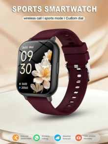 男女通用智能手表，具备无线通话和信息提醒、计步器、卡路里消耗、距离追踪、多种运动模式、音乐控制、遥控拍照、闹钟功能，采用金属表壳和硅胶表带，内置180mAh电池，支持USB充电，是一款适用于智能手机的多功能智能手表，也是节日礼物的理想之选。