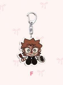 1个亚克力死神钥匙扣，罗迪/文森特/玛丽安动漫亚克力包包挂饰，辣妹风，吸血鬼饰品，锐舞派对礼物。日常包包配饰，包包挂饰，挂绳，钥匙扣。非常适合送给男朋友、女朋友、家人、医生、护士，也可作为派对礼物、手机装饰等等。 - 彩色 - 查看 8