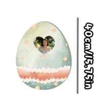 1 Personalized Pillow - Customized Heart-Shaped Picture, Egg. Unique And Breathable, Suitable For Her, Him, It, Boyfriend, Girlfriend, Dad, Mom, Family, Friends, Anniversary, Mother's Day, Birthday, Valentine's Day, Christmas, Halloween, Graduation Ceremony, Father's Day, Wedding, Housewife, Sofa, Bed, Car, Tea Room, Bedroom, Bathroom, Living Room, Dining Room - Multicolor - View 10