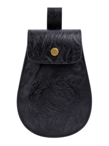 1pc Medieval Renaissance Style Waist Bag, Viking Retro Waist Pouch, Portable Waist Pack Coin Purse, Unisex Cosplay Prop - D - View 18