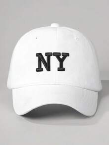 3顶纽约刺绣男女通用遮阳帽，卡车帽，沙滩帽，钓鱼帽，黑色、白色、卡其色，适合派对、高尔夫、乡村、生日、复古等场合，四季皆宜，也是送给朋友的绝佳节日礼物。 - 卡其色+黑色+白色 - 查看 4