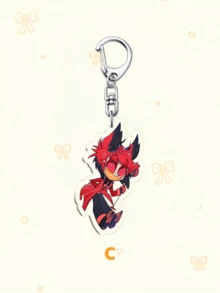 1 móc khóa acrylic hoạt hình Anime, Hàng hóa Anime - Móc khóa in hình Vicky Charlie Alastor, Móc khóa Hell Inn, Móc chìa khóa xe hơi. Món quà hoàn hảo cho người hâm mộ, Phụ kiện Cosplay, Móc chìa khóa xe hơi, Túi xách, Ba lô, Phụ kiện móc khóa trang sức nhỏ, Quà tặng sáng tạo cho học sinh. Quà tặng cho Mẹ, Cha, Tốt nghiệp và Giáo viên. - Nhiều màu - Xem 12
