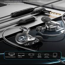 Wired In-Ear Monitoring Headphones - Dual DD HiFi Stereo, Noise-Cancelling Earbuds With Detachable Cable, USB Powered, Rubber Comfortable Fit, Ideal For Anime/Movie/TV/Gaming - White - View 3