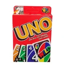 官方UNO纸牌游戏，经典颜色数字匹配卡牌，趣味十足，适合与家人朋友一起玩。包含112张可定制可擦写的万能牌和特殊功能牌，是馈赠亲友的理想之选，也适合生日派对、圣诞节和其他节日活动。 - 彩色 - 查看 10