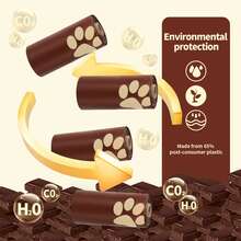 90-150pcs Portable Dog Waste Bags With Scented, With Dispenser, Rolled Dog Poop Bags - Multicolor - View 4