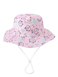 Kids Bucket Hat, Cute Football Cartoon Pattern Sun Hat, Fashionable Beach Hat For Spring/Summer - 1PC - View 9