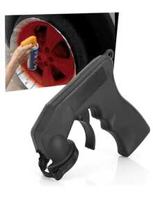 1pc, Spray Adapter Paint Care Spray Gun Handle, With Full Grip Trigger Lock Collar For Car Maintenance