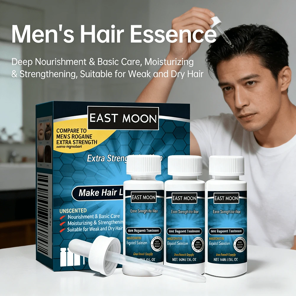 3pcs Suero Capilar para Hombres, Nutrición Profunda y Cuidado Esencial, Hidratación y Fortalecimiento, Ideal para Cabello Débil y Seco - acondicionador para el cabello - Ver 1