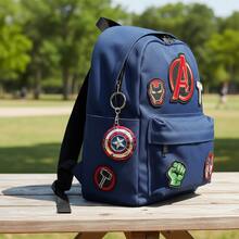 Disney 3pcs/Set Stylish Avengers Superhero Thor's Hammer Model Keychain Set, Infinity Gauntlet Metal Model Suitable For Daily Wear Or Gift/Collection - Multicolor - View 2